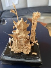 Asia Korkschnitzerei Korkbild