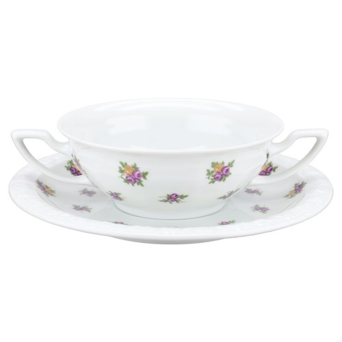 Suppentasse mit untere - suppentasse,