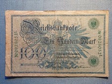 alte Reichsbanknote Geldschein