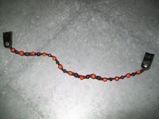 Stirnriemen Stirnkette Glitzer Shamballa Perlen   rottöne  Gr. WB  42 cm