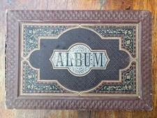 antik Freundschaftsalbum 40 Karten Bilder Oblaten Poesiealbum 1879 Freiburg