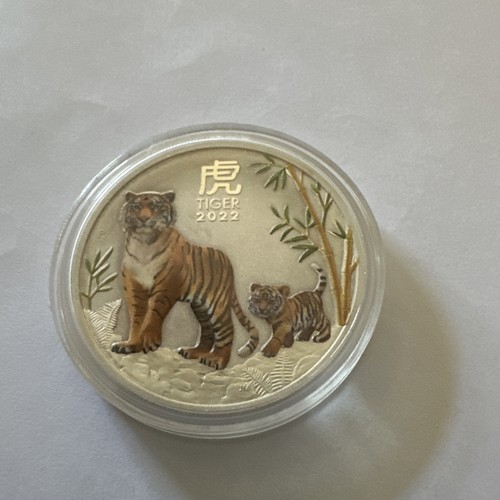 Lunar 2022 tiger silber - lunar, 1