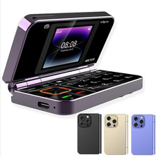 Unlocked 2G GSM Handys Tragbar Mini Handy Phone Dual SIM Dual Screen Tastatur