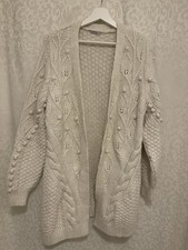Orsay, Grobstrickjacke, crème,Gr.L, Neu