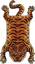 Tibet Tiger Teppich Small