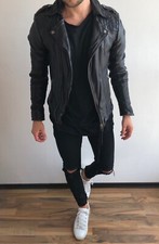 Neu Tigha Lederjacke MARTEN