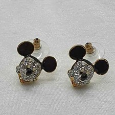 Arribas Walt Disney Mickey Mouse Maus Swarovski Ohrringe Ohrstecker Earrings 