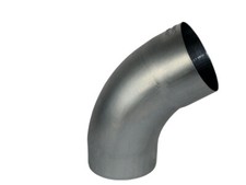 Zink-Fallrohrbogen rund 60°
