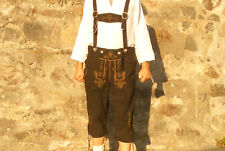 Trachtenhose NEU Gr. 56 Bundumfang 100 cm WEICHES ZIEGENLEDER KEIN RINDSLEDER !