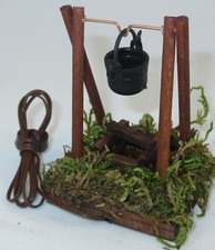 Kahlert - Lagerfeuer mit Beleuchtung  Höhe 70mm  3,5 Volt   NEU/OVP