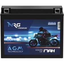 NRG AGM Motorradbatterie