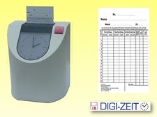 Stempelkarten 106x180mm für