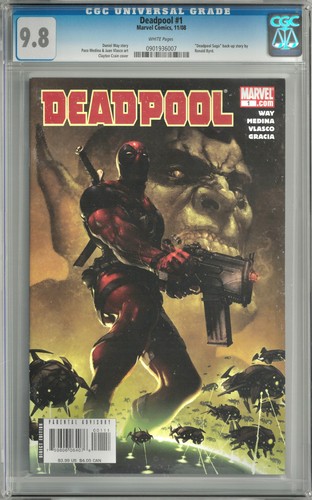 Deadpool cgc 8 universal - deadpool,