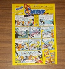 Seltene Werbung NESQUIK Kakaodreieck Comic 1995