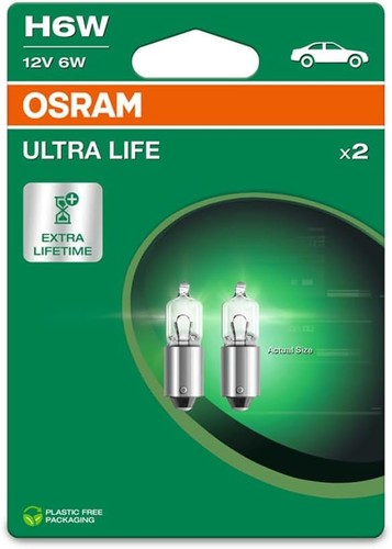 Osram ultra life h6w bax9s - osram,