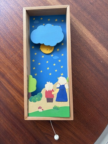 Wand spieluhr aus holz - wand,