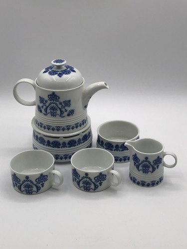 Melitta teeset blau weiß - teeset, blau-weiß