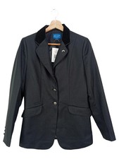 ELT Reitjacke Blazer Damen Klassisch Elegant Schwarz Gr. 36 S 100% Polyester