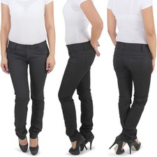 Damen Kunstleder Hose