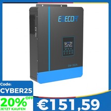 Hybrid Wechselrichter 24V 3000W Off Grid Wechselrichter MPPT 80A 24V PV 55-450V