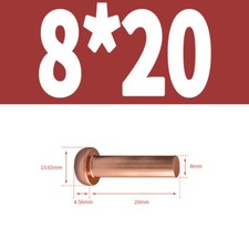 Halbrundnieten DIN 660 Kupfer