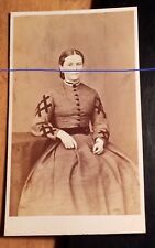 Anna Kohlrausch 1867 - geboren 1848 / CDV Julius Giere Hannover