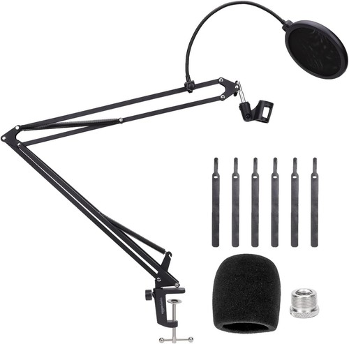 Mikrofonarm mit popfilter - mikrofonarm,