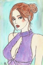 Akt erotik tusche aquarell - erotik,