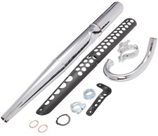 Auspuff Krümmer für Simson S51 S70 S51E Cross Chrom Enduro-Auspuff Muffler Dicht