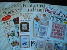 Sticken  3 x Heft Kreuzstich