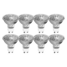 8 x Halogen Reflektoren Strahler 50Watt GU10 230V warmweiß dimmbar 2000h 35°