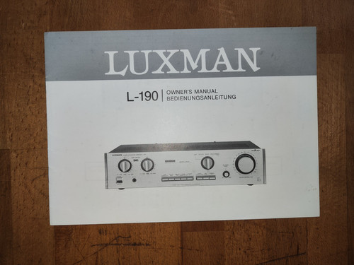 Luxman 190 - luxman, l-190