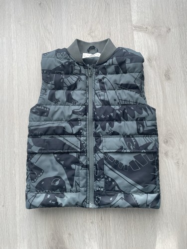 Weste dino grün grau - h&m,