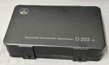 Vintage Mikrofon AKG D202CS "Sound Rocket" - Dokumentation