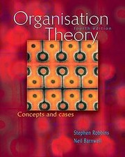 Organisation Theory: Concepts and Cases von Robbins, Ste... | Buch | Zustand gut