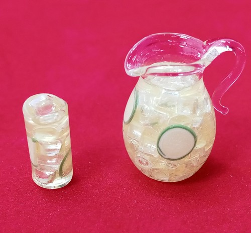 Miniatur krug und glas mit - miniatur,