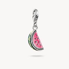 THOMAS SABO Charm Anhänger Wassermelone 925 Sterlingsilber Kaltemail 2213-664-7