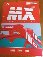 Prospekt Mailleux Frontlader  Brochure Traktor schlepper  13