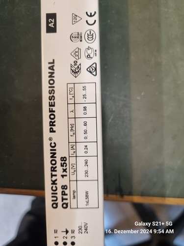 Osram 58w qtp8 - 1x,