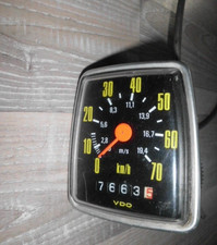 Mein Alter VDO Fahrradtacho Tacho mit Welle und Ritzel,  Fahrrad Vintage Retro