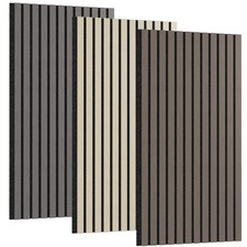 2er/4er Akustikpaneele 120x60cm Holz Wandpaneele Holzpaneele Schallschutzplatten