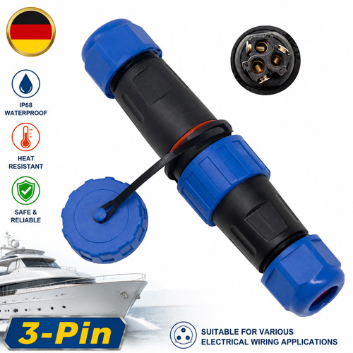 Kabelverbinder 380v polig - kabelverbinder, 3-polig