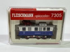 N - Fleischmann 7305 Zahnradbahn Edelweißbahn in blau E-Lok OVP Modelleisenbahn
