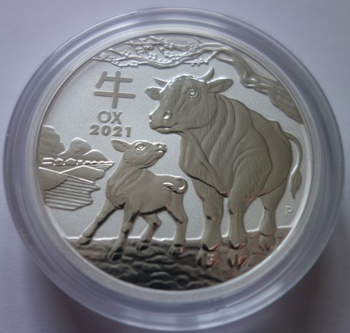 Silber lunar ochse - 5, 3