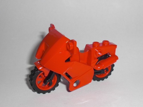 Lego city motorrad rot - city,