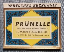 Old Small Bottle Label