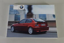 Betriebsanleitung BMW 3er E46 Compact 316ti / 318ti / 325ti / 320td Stand 3/2002