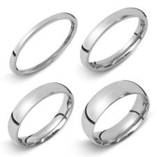 Ring aus Edelstahl Partnerringe Damenring Herrenring rose gold silber schwarz