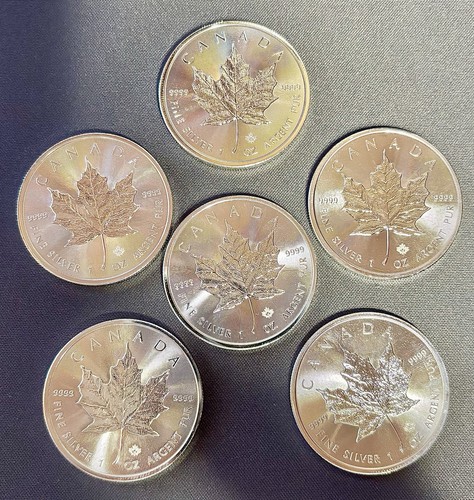 SILBER•6•x•MAPLE•LEAF?