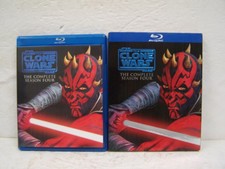 Star Wars: Clone Wars - The Complete Season Four (Blu-ray, 3-Disc Set)